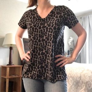 Animal print classic tee